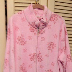 Croft & Barrow Woman's Long Winter Pink Robe Size - X-Large-  New w/ Tags